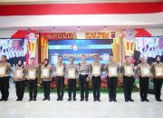 Sat Lantas Polres Kubar Terima Penghargaan dari Polda Kaltim – Tertinggi Selesaikan Perkara Lakalantas