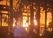 Kebakaran Di Jalan Sulawesi Sangatta, Satu Rumah Barakan Musnah