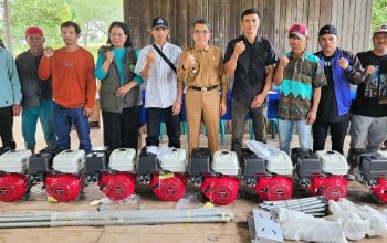 Kelompok Nelayan di Desa Sangkima Peroleh Mesin Ces plus Has