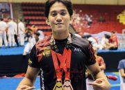 Bripda Gabriel Simorangkir Raih Emas dan Perunggu di Kapolri Cup VI Cabor Taekondo