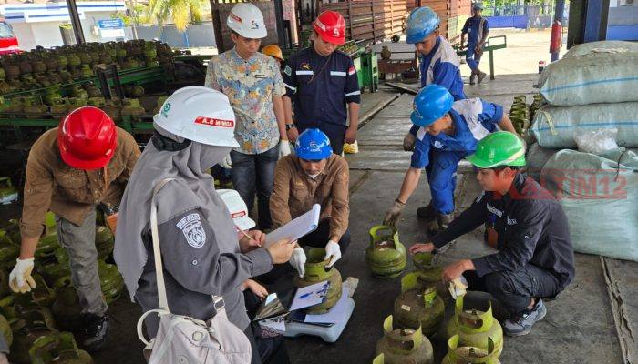 Puluhan Tabung LPG 3 Kg Diuji, Disperindag Kutim Pastikan Hak Konsumen Terjaga