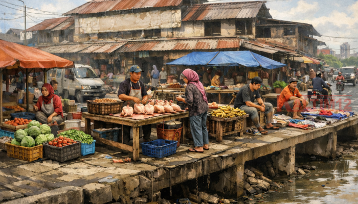 Tak Cukup Anggaran, Pedagang Trotoar di Kutim Tak Bisa Direlokasi